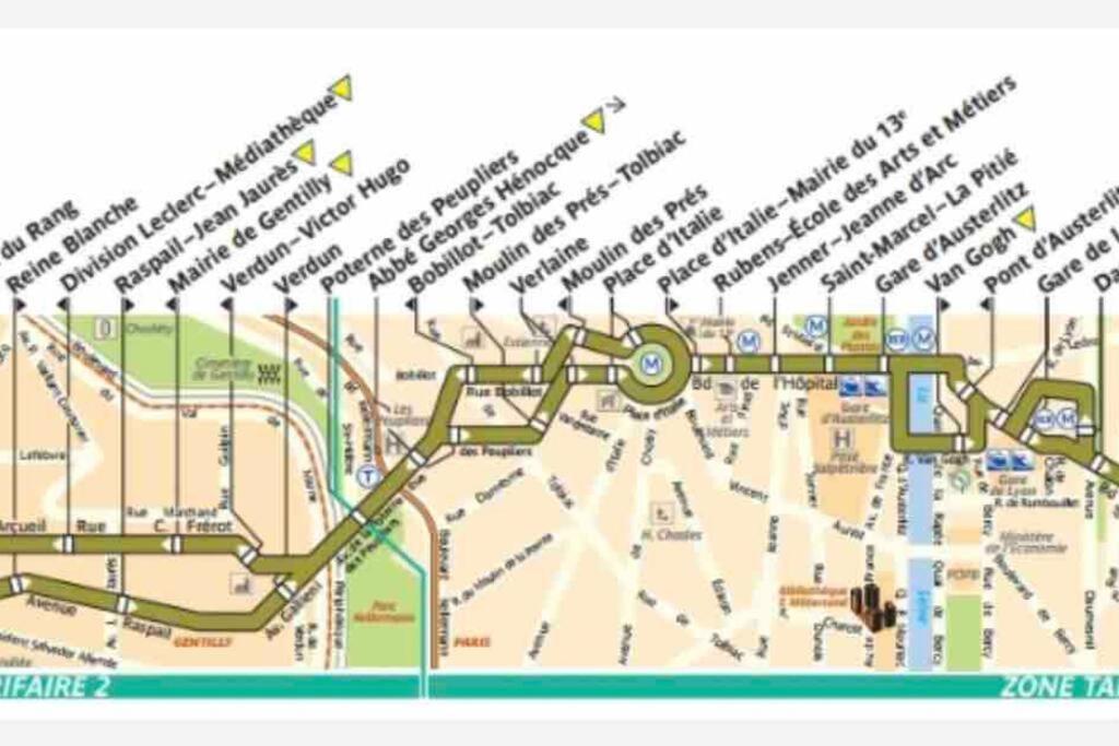 Beau T3 A Arcueil A 3 Min Rer B « Laplace » Экстерьер фото